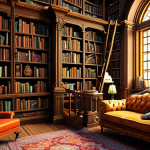 The Mind Palace**

*Prompt:* A vast, ornate library within a mind. Shelves are lined with vibrant memories represented as objects: a milk sea at the entrance, a sofa made of bread, historical timelines forming the walls. Sherlock Holmes is wandering through, contemplating the information. Vivid colors, intricate details, fantasy setting.

**