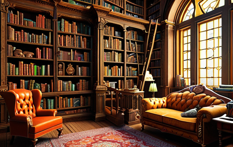 The Mind Palace**

*Prompt:* A vast, ornate library within a mind. Shelves are lined with vibrant memories represented as objects: a milk sea at the entrance, a sofa made of bread, historical timelines forming the walls. Sherlock Holmes is wandering through, contemplating the information. Vivid colors, intricate details, fantasy setting.

**