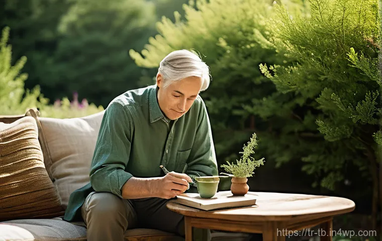 집중력 향상에 좋은 차 종류 - Green Tea for Focused Productivity**
"A young woman, approximately 28-32 years old, with a serene an...